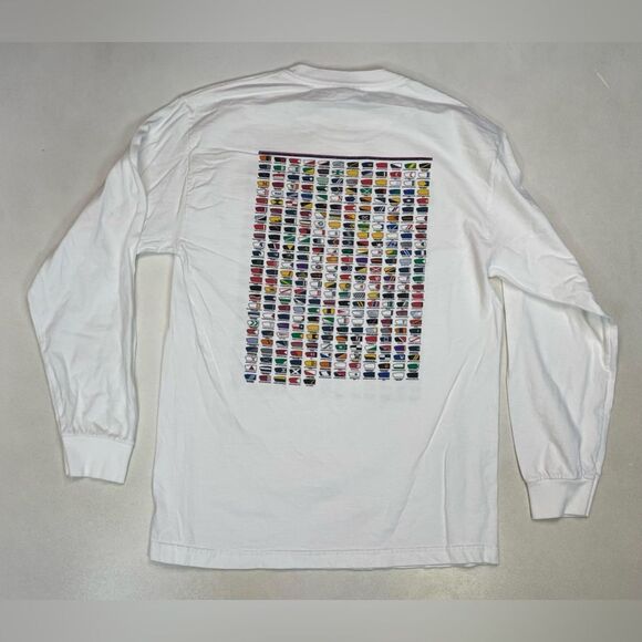 Scholastic & Junior Rowing Crew USA Graphic T-shirt Men Medium White Long Sleeve - Picture 3 of 6